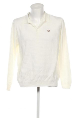 Мъжки пуловер Burton of London, Размер L, Цвят Бял, Цена 29,52 лв.