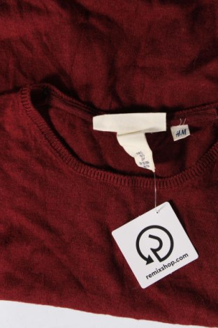 Мъжки пуловер H&M L.O.G.G., Размер S, Цвят Червен, Цена 7,25 лв.