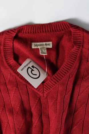 Ανδρικό πουλόβερ St. John's Bay, Μέγεθος M, Χρώμα Κόκκινο, Τιμή 5,56 €