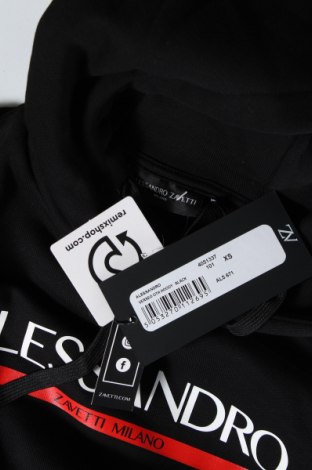 Ανδρικό φούτερ Alessandro Zavetti, Μέγεθος XS, Χρώμα Μαύρο, Τιμή 44,85 €
