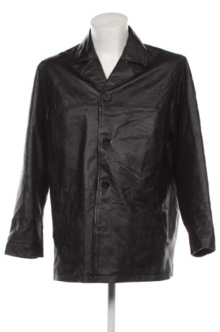 Мъжко кожено яке Shine, Размер XL, Цвят Черен, Цена 74,90 лв.