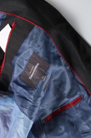 Ανδρικό σακάκι Dressmann, Μέγεθος M, Χρώμα Γκρί, Τιμή 4,52 €