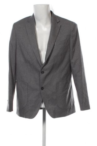 Ανδρικό σακάκι Dressmann, Μέγεθος XL, Χρώμα Γκρί, Τιμή 5,85 €