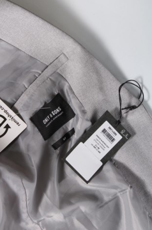 Ανδρικό σακάκι Only & Sons, Μέγεθος M, Χρώμα Γκρί, Τιμή 18,04 €