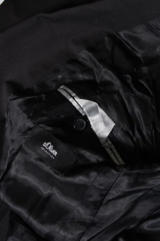 Ανδρικό σακάκι S.Oliver, Μέγεθος XL, Χρώμα Μαύρο, Τιμή 3,19 €