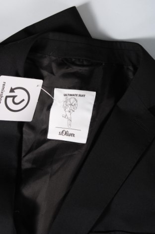 Ανδρικό σακάκι S.Oliver, Μέγεθος M, Χρώμα Μαύρο, Τιμή 33,25 €