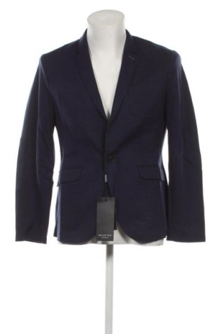 Ανδρικό σακάκι Selected, Μέγεθος L, Χρώμα Μπλέ, Τιμή 13,67 €