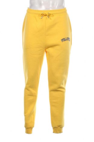 Pantaloni trening de bărbați FULLYPAID, Mărime XL, Culoare Galben, Preț 186,02 Lei