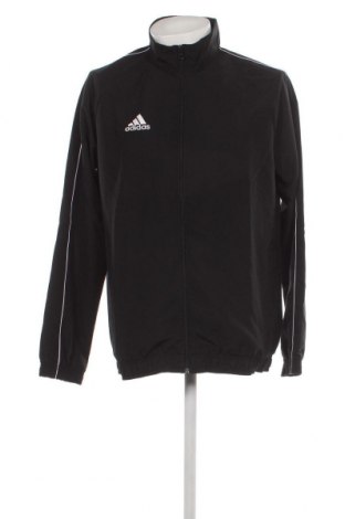 Ανδρική αθλητική ζακέτα Adidas, Μέγεθος M, Χρώμα Μαύρο, Τιμή 20,58 €