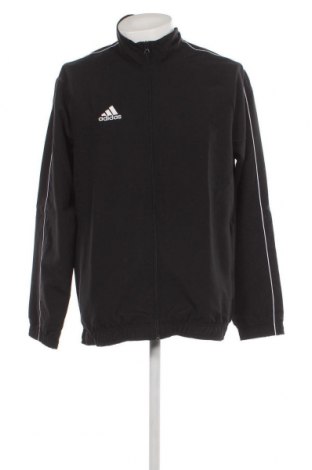 Мъжко спортно горнище Adidas, Размер M, Цвят Черен, Цена 30,75 лв.