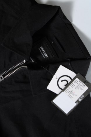 Ανδρικό μπουφάν Only & Sons, Μέγεθος L, Χρώμα Μαύρο, Τιμή 15,08 €
