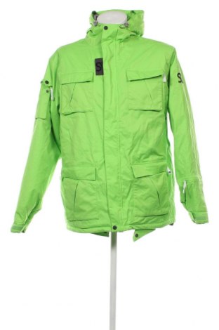 Мъжко яке за зимни спортове Skibum, Размер L, Цвят Зелен, Цена 73,60 лв.