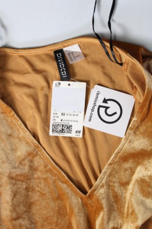 Šaty  H&M Divided, Velikost XXS, Barva Žlutá, Cena  95,00 Kč