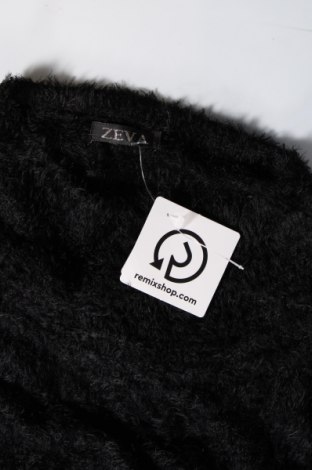 Дамски пуловер Zeva, Размер XS, Цвят Черен, Цена 9,30 лв.