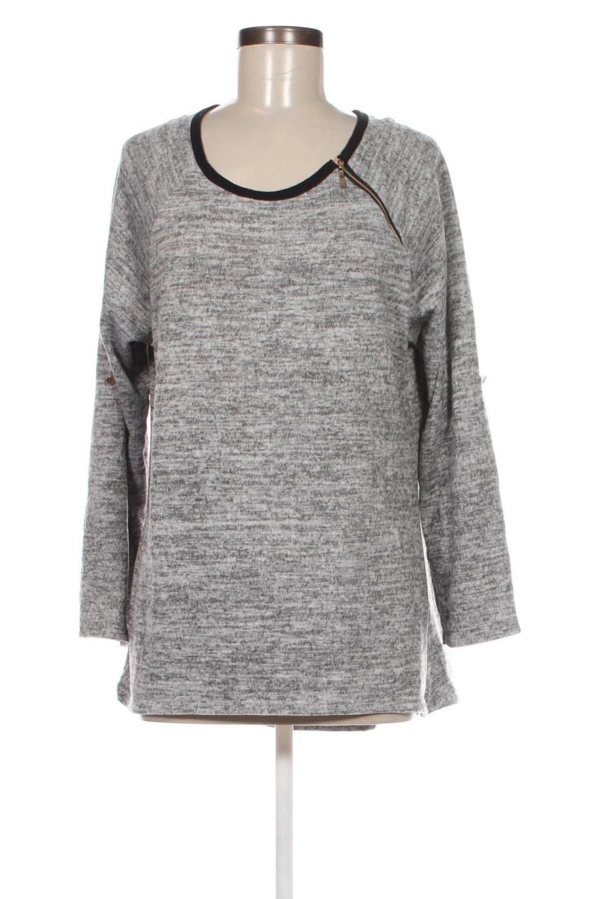 Γυναικεία μπλούζα Creme Fraiche, Μέγεθος M, Χρώμα Γκρί, Τιμή 3,27 €