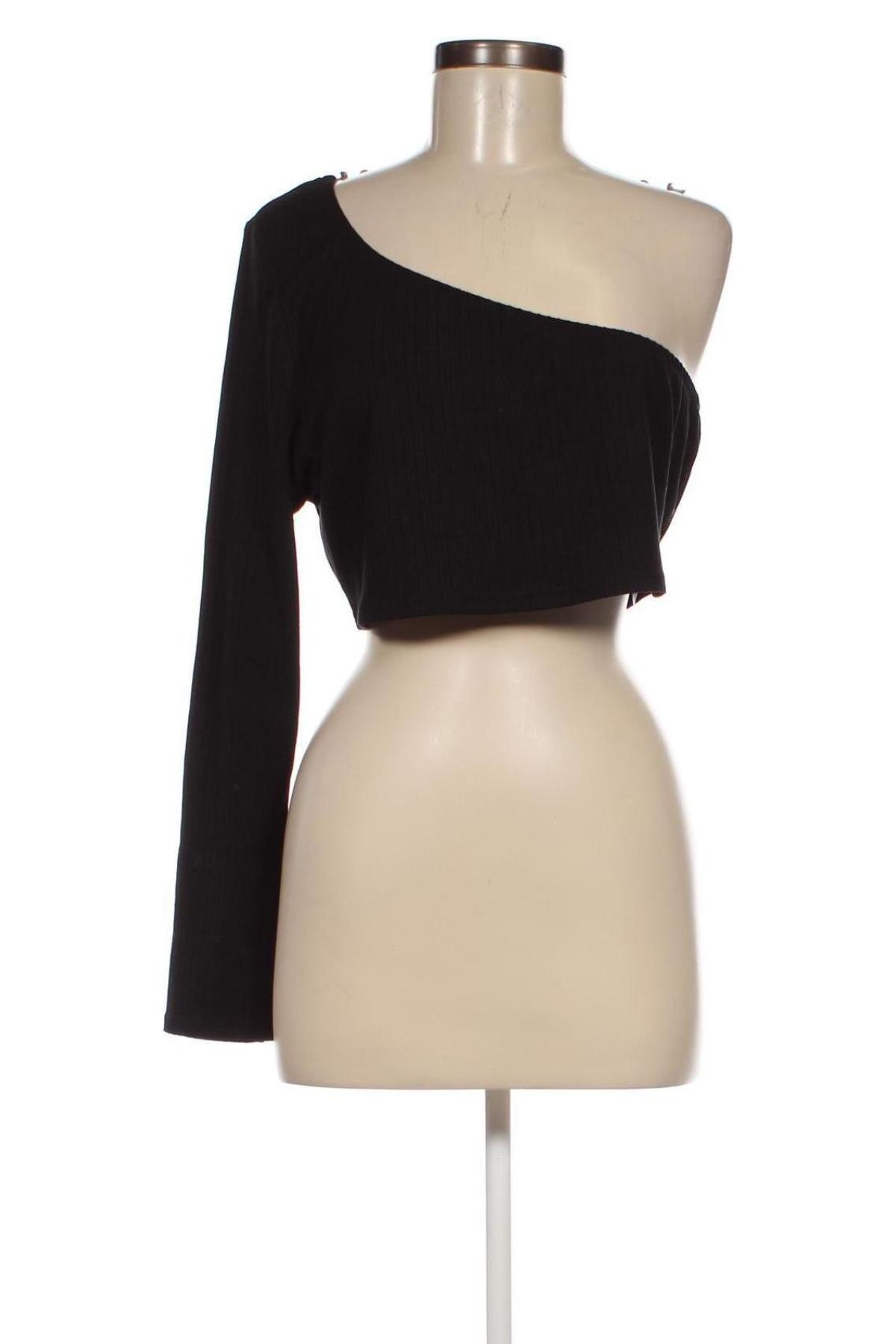 Дамска блуза Glamorous, Размер XL, Цвят Черен, Цена 7,20 лв.