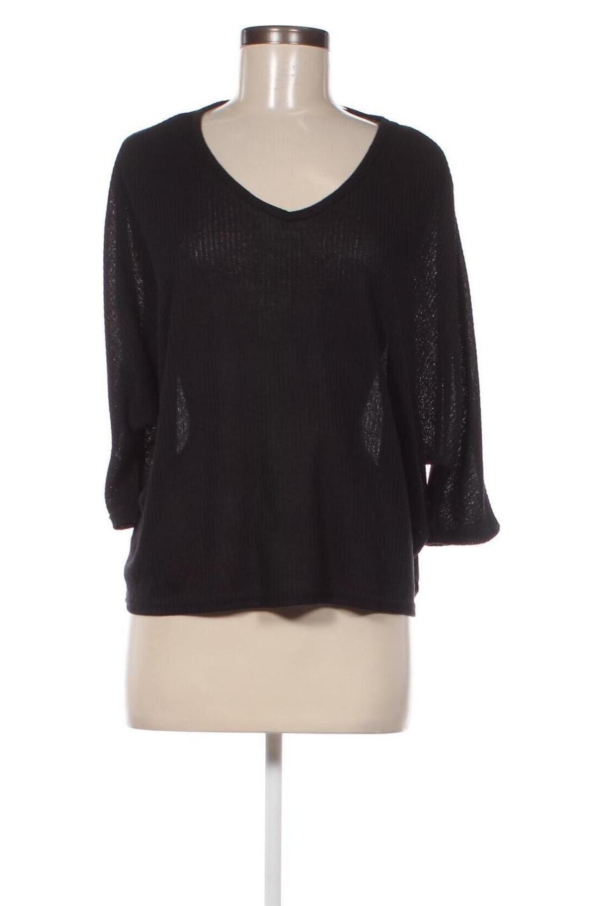 Γυναικεία μπλούζα Jean Pascale, Μέγεθος XS, Χρώμα Μαύρο, Τιμή 2,23 €