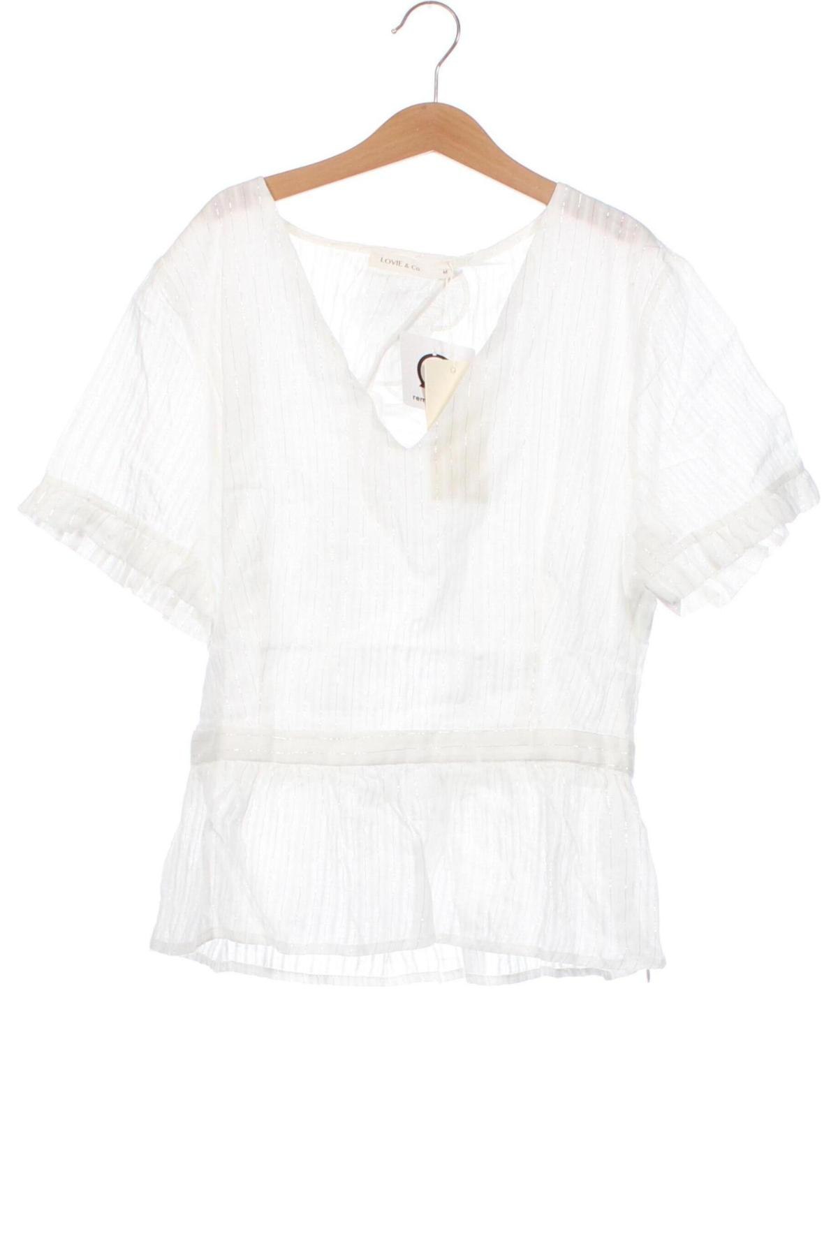 Дамска блуза Lovie & Co, Размер M, Цвят Бял, Цена 72,00 лв.
