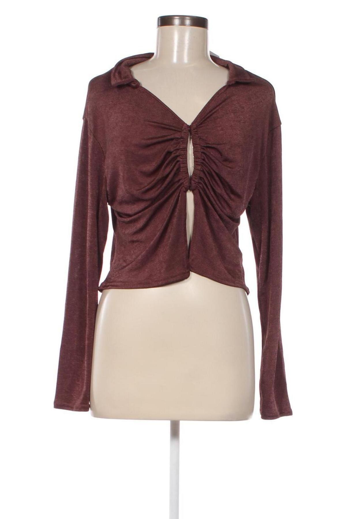 Damen Shirt Missguided, Größe XXL, Farbe Braun, Preis 4,00 €