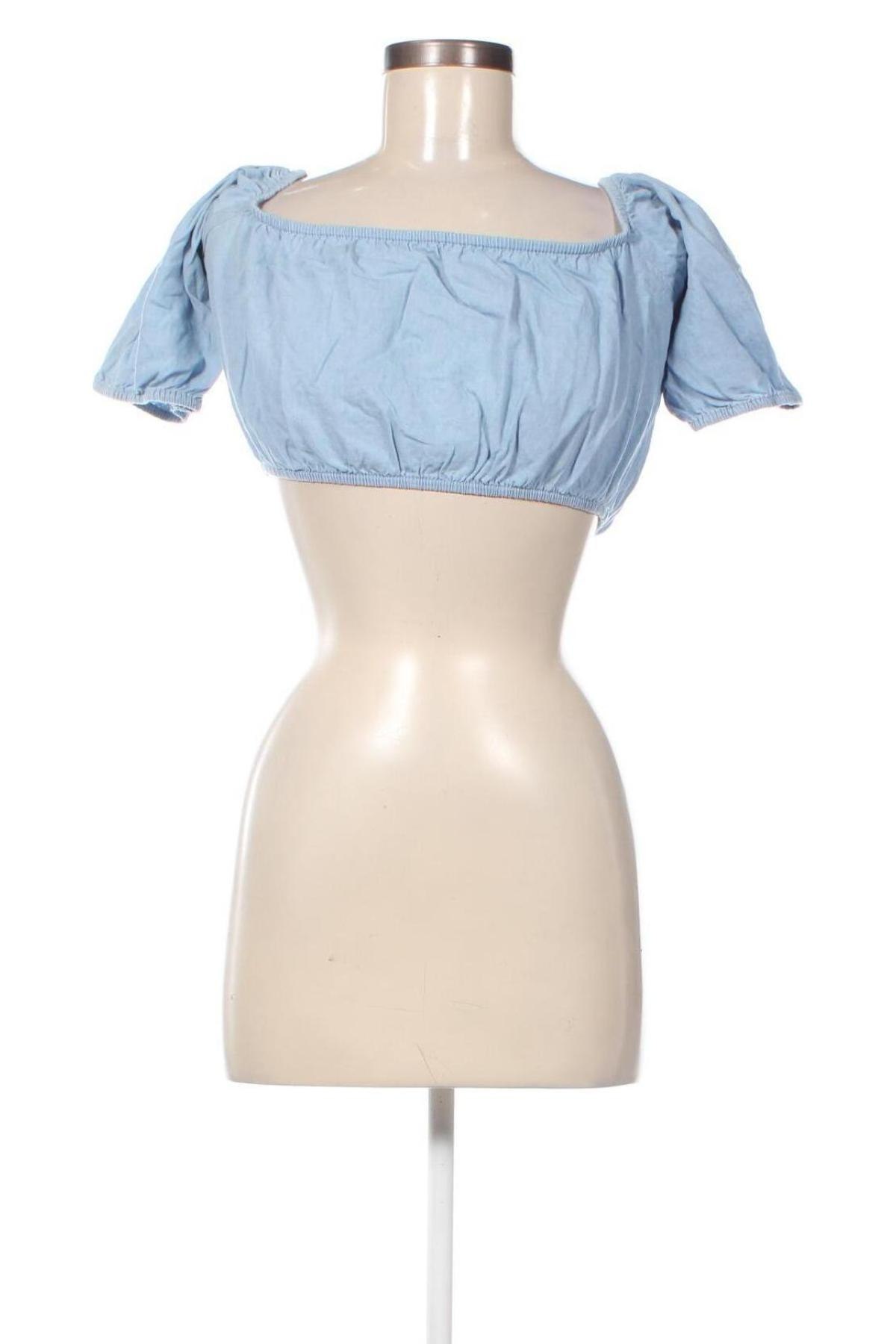 Γυναικεία μπλούζα Missguided, Μέγεθος M, Χρώμα Μπλέ, Τιμή 3,36 €