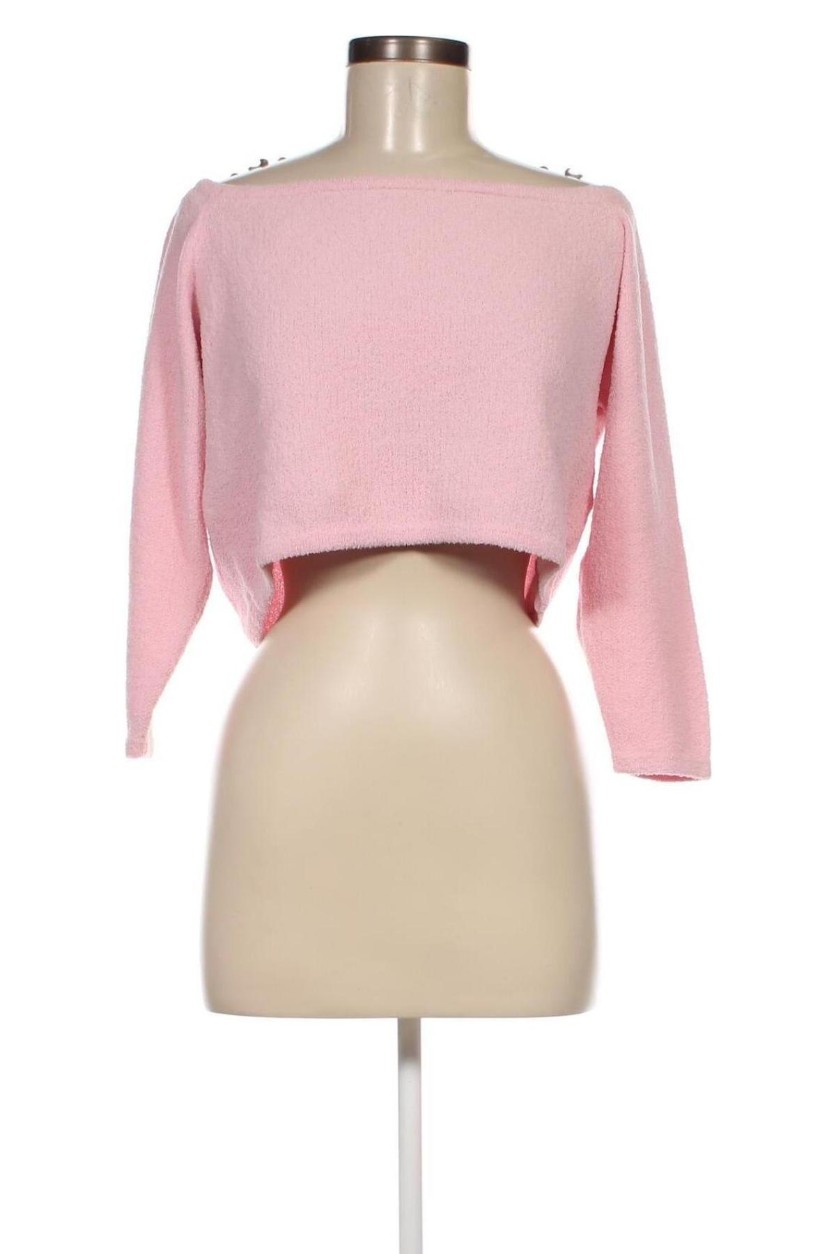Γυναικεία μπλούζα Monki, Μέγεθος XL, Χρώμα Ρόζ , Τιμή 2,55 €