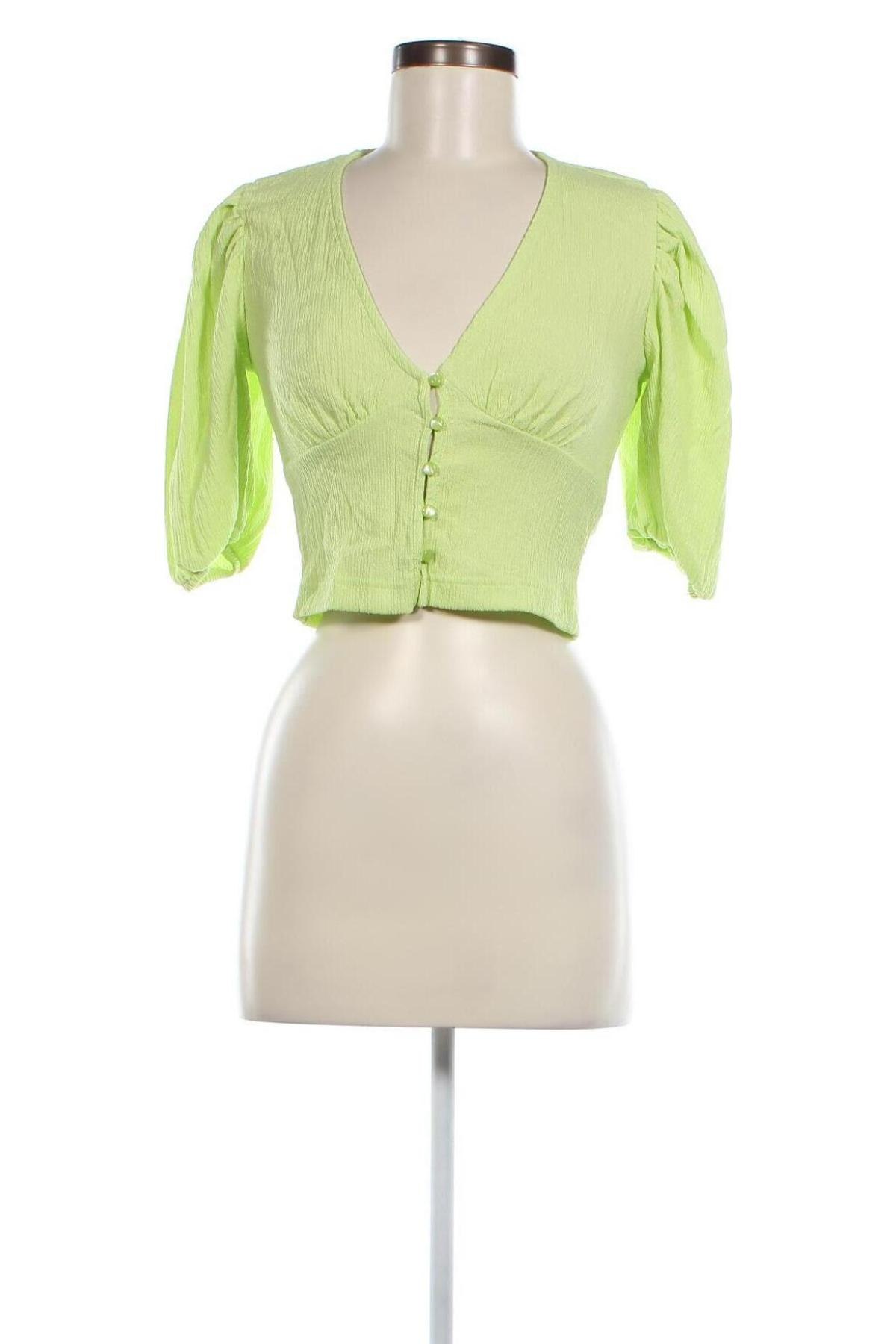 Дамска блуза Monki, Размер S, Цвят Зелен, Цена 11,55 лв.