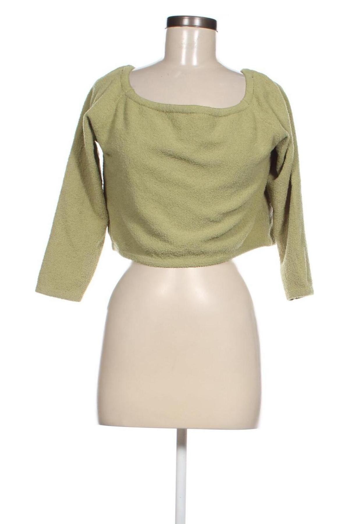 Γυναικεία μπλούζα Monki, Μέγεθος XL, Χρώμα Πράσινο, Τιμή 2,95 €