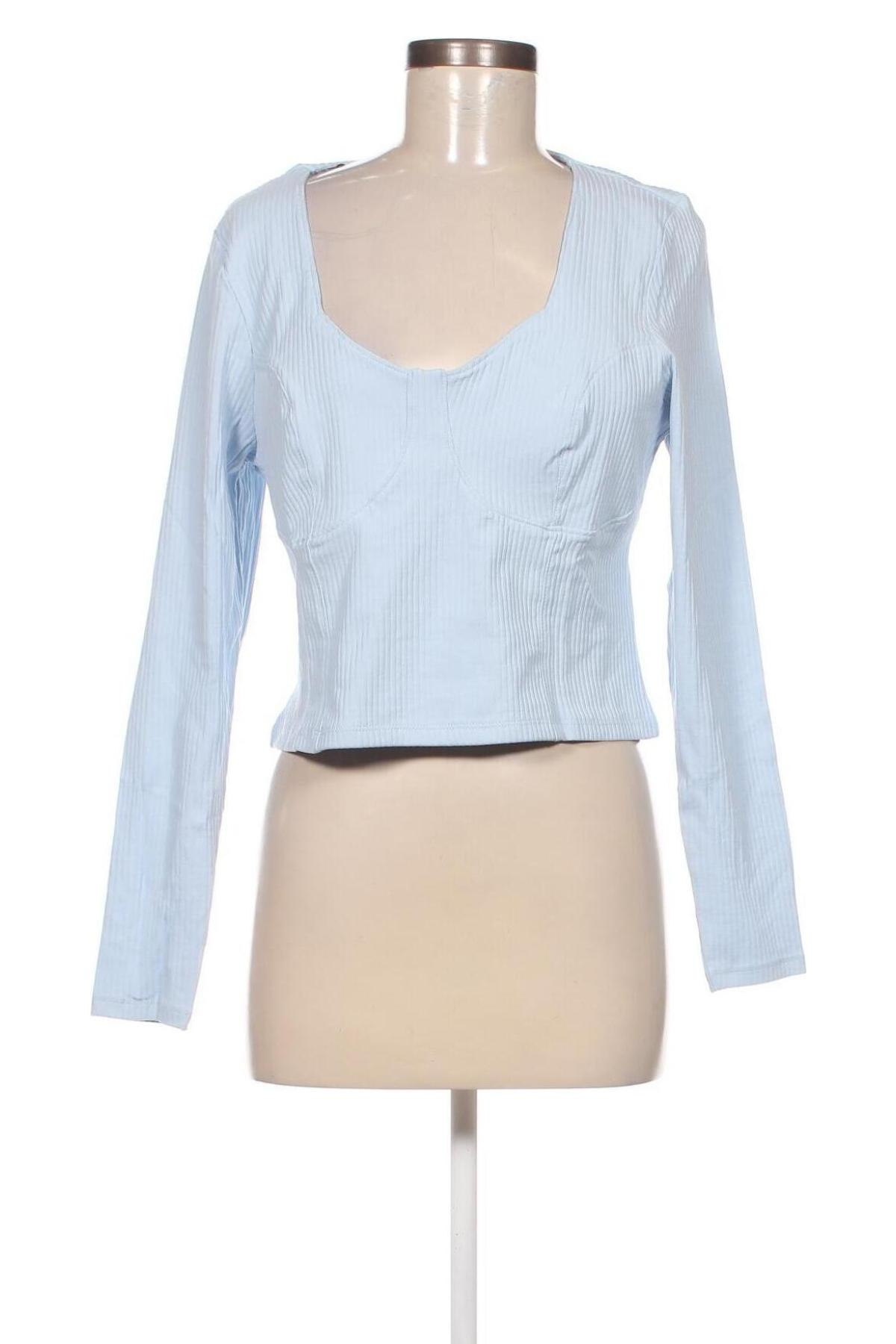 Дамска блуза Monki, Размер XL, Цвят Син, Цена 8,58 лв.