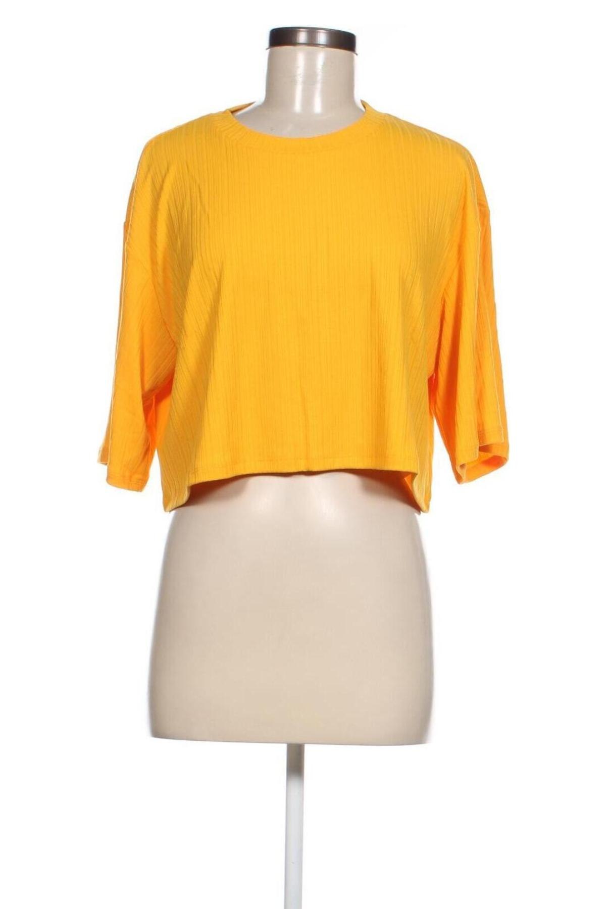 Γυναικεία μπλούζα Monki, Μέγεθος L, Χρώμα Κίτρινο, Τιμή 5,73 €