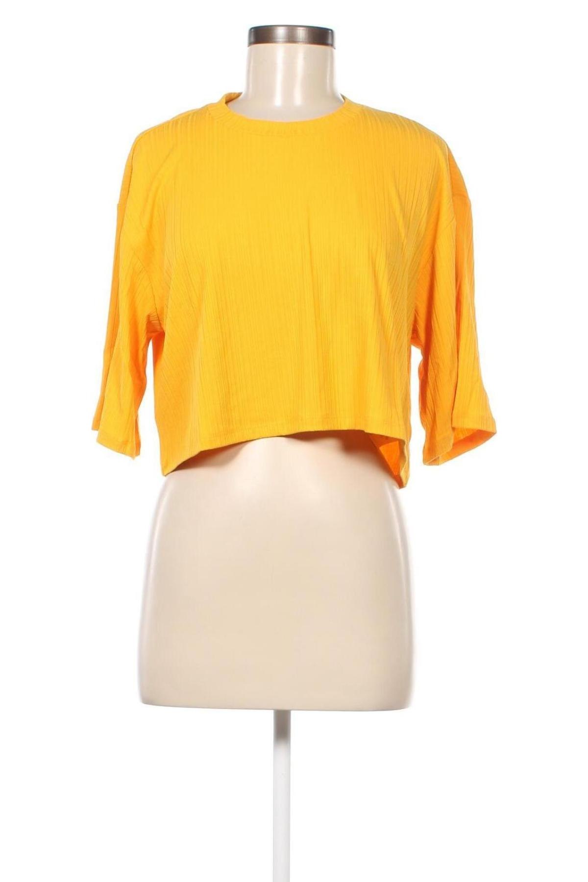 Дамска блуза Monki, Размер L, Цвят Жълт, Цена 21,00 лв.