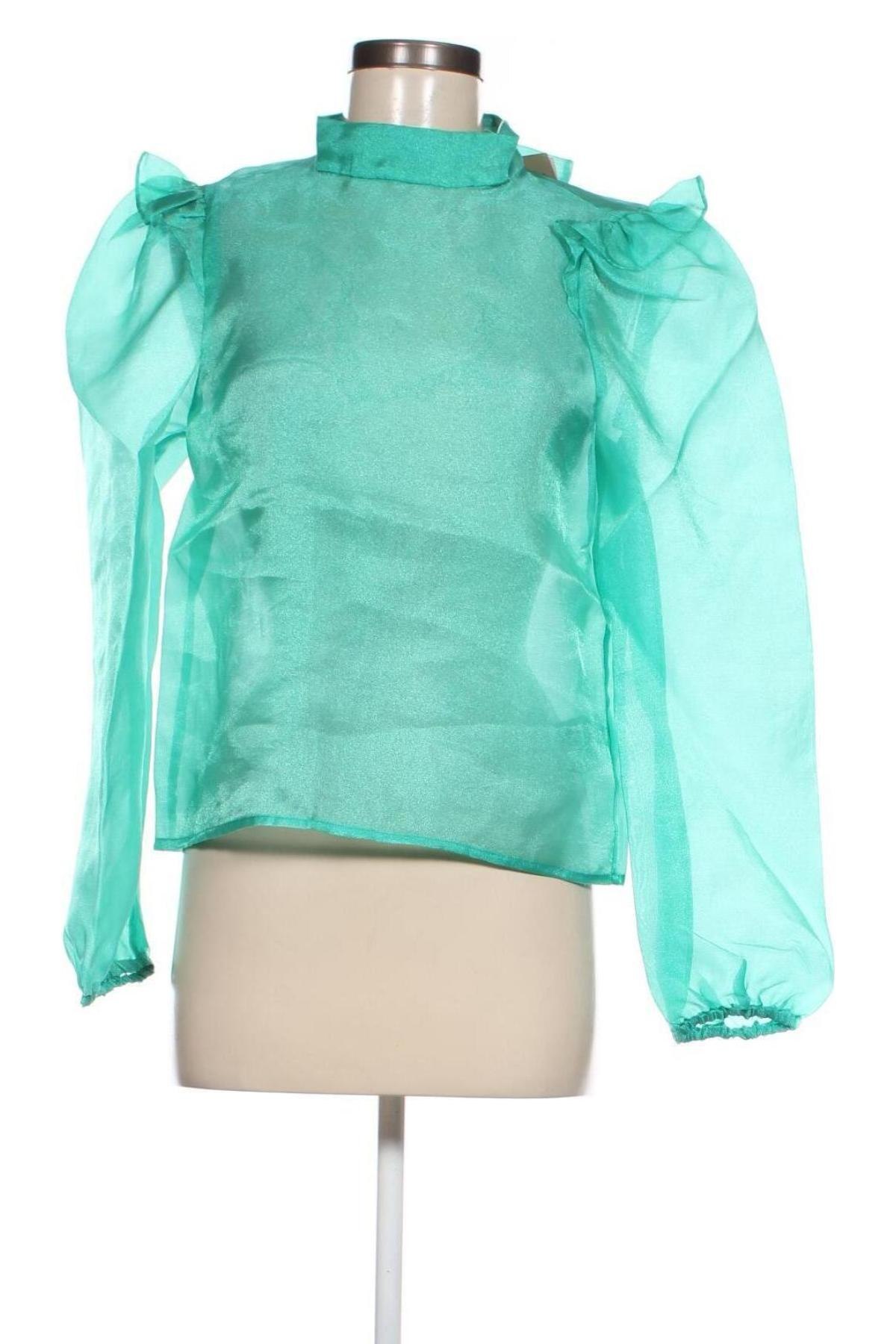 Дамска блуза Monki, Размер S, Цвят Зелен, Цена 6,76 лв.