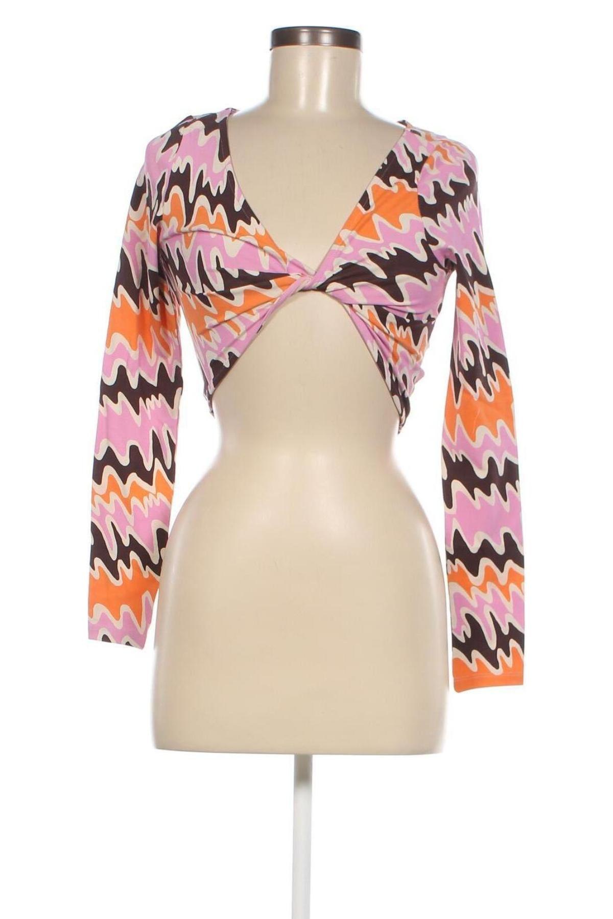 Дамска блуза Monki, Размер S, Цвят Многоцветен, Цена 7,02 лв.