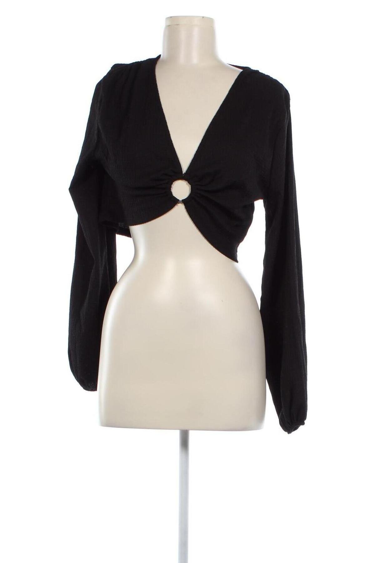 Дамска блуза Monki, Размер L, Цвят Черен, Цена 5,72 лв.