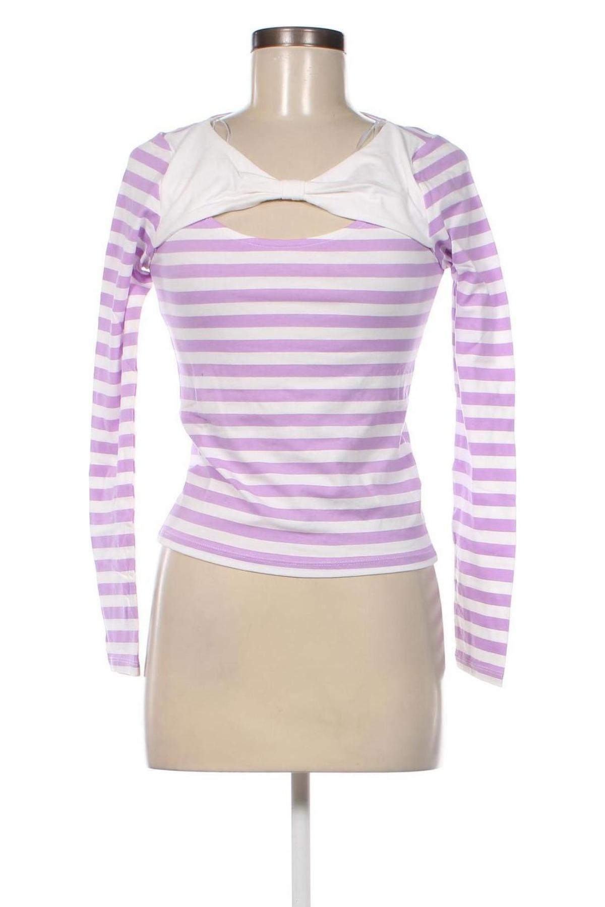 Γυναικεία μπλούζα Monki, Μέγεθος XS, Χρώμα Πολύχρωμο, Τιμή 2,41 €