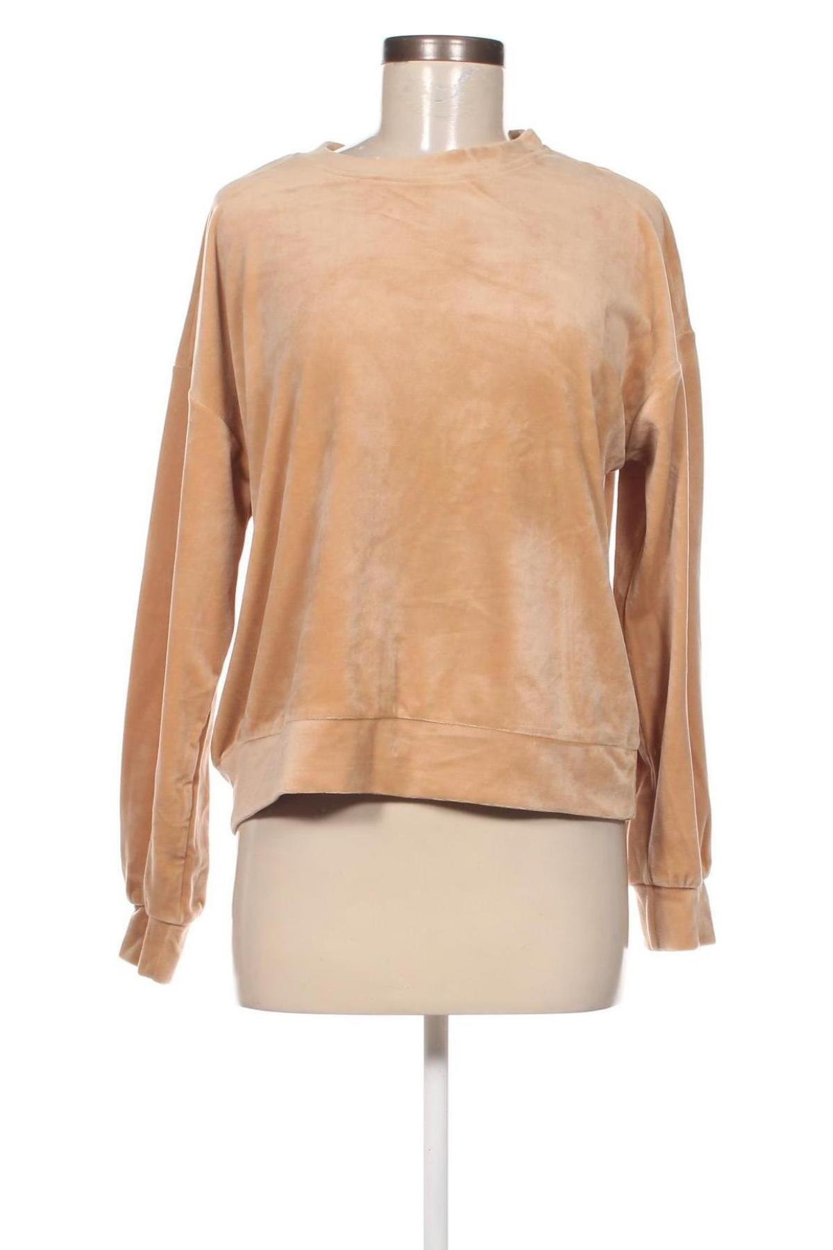 Γυναικεία μπλούζα Pieces, Μέγεθος M, Χρώμα  Μπέζ, Τιμή 2,89 €