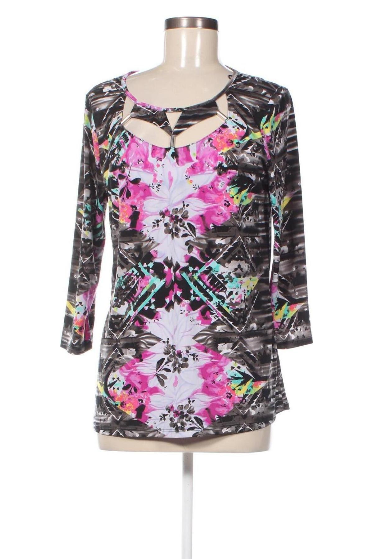 Дамска блуза Rockmans, Размер M, Цвят Многоцветен, Цена 24,00 лв.