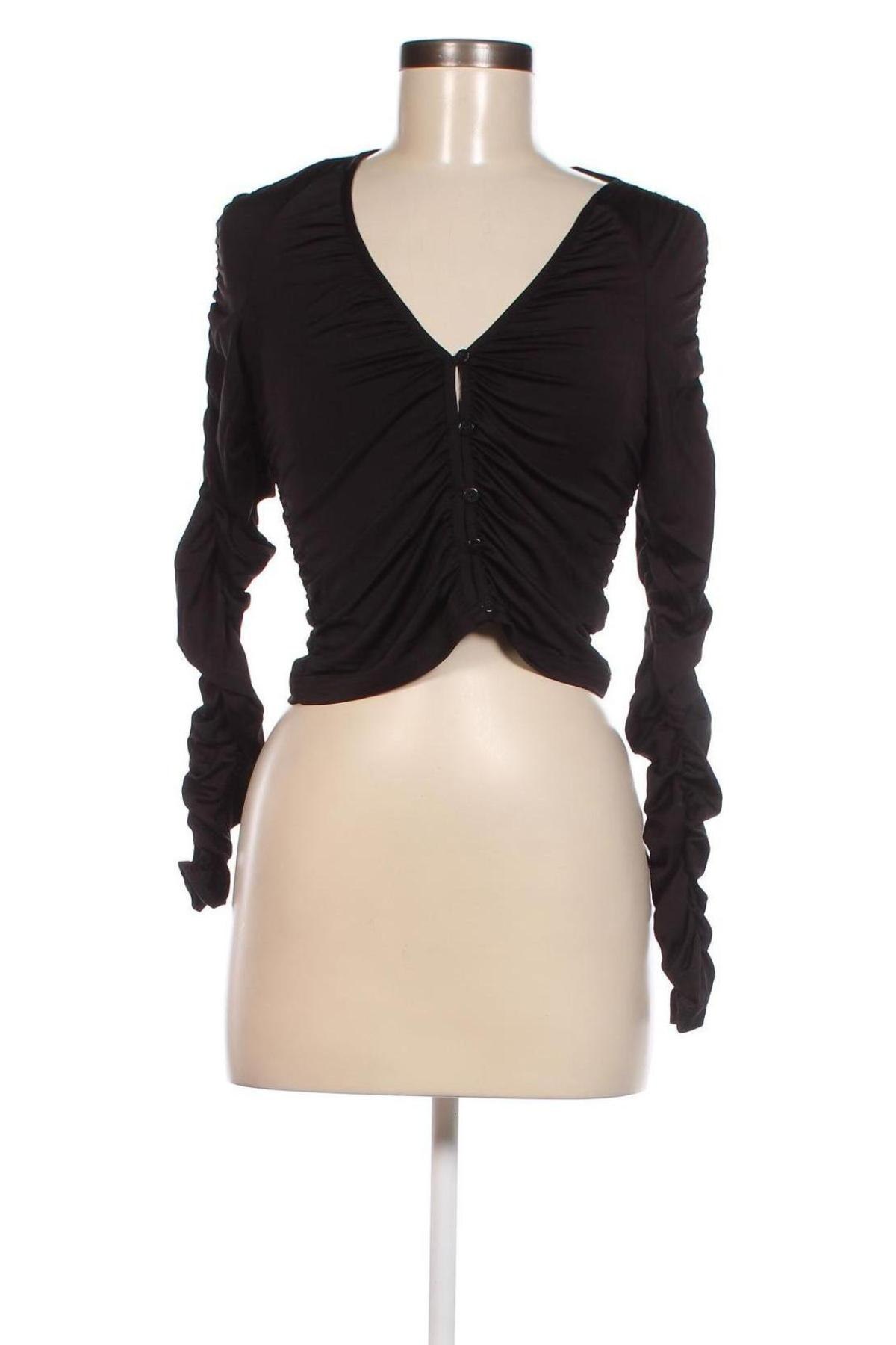 Дамска блуза Weekday, Размер M, Цвят Черен, Цена 12,40 лв.