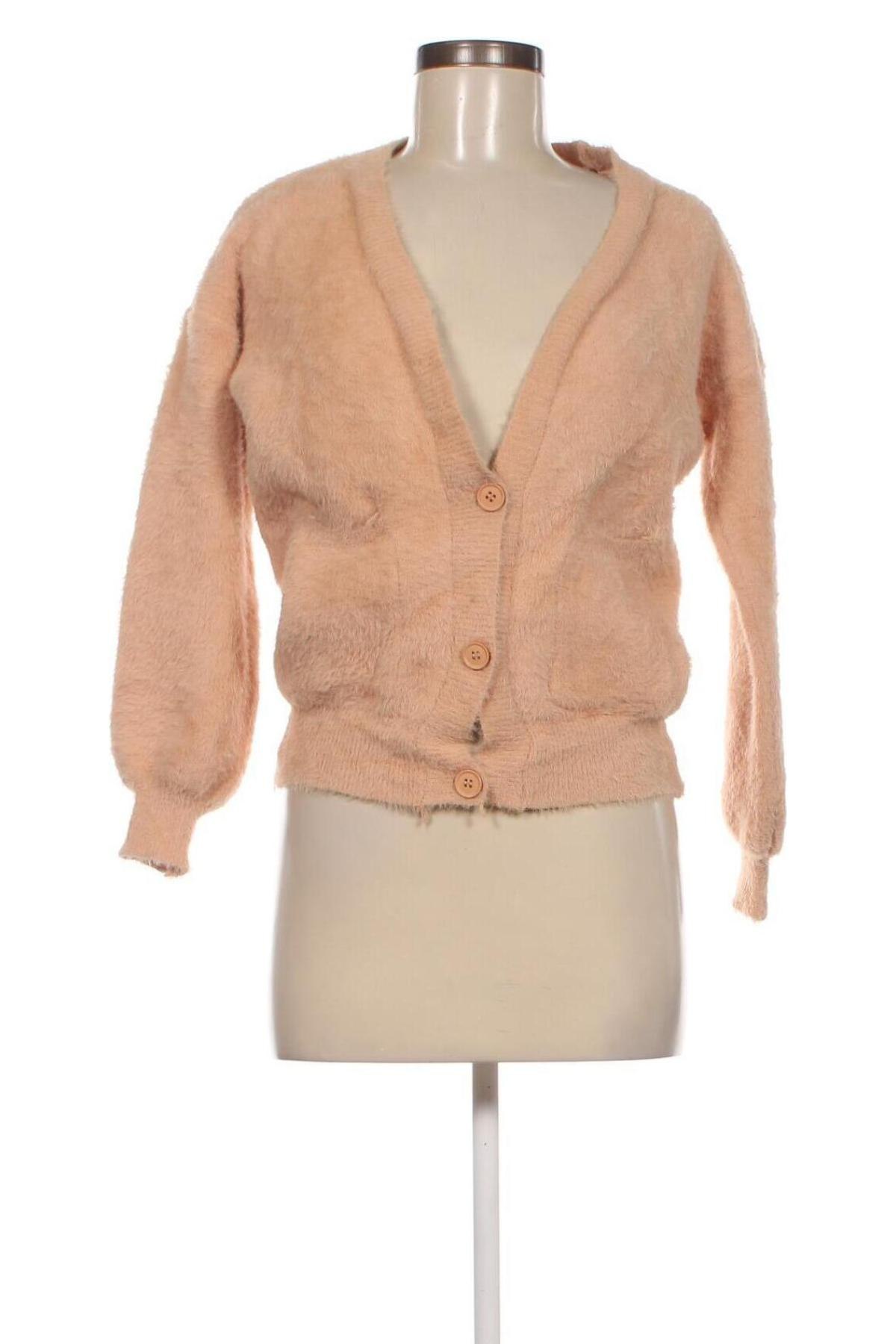 Damen Strickjacke, Größe M, Farbe Beige, Preis 2,83 €