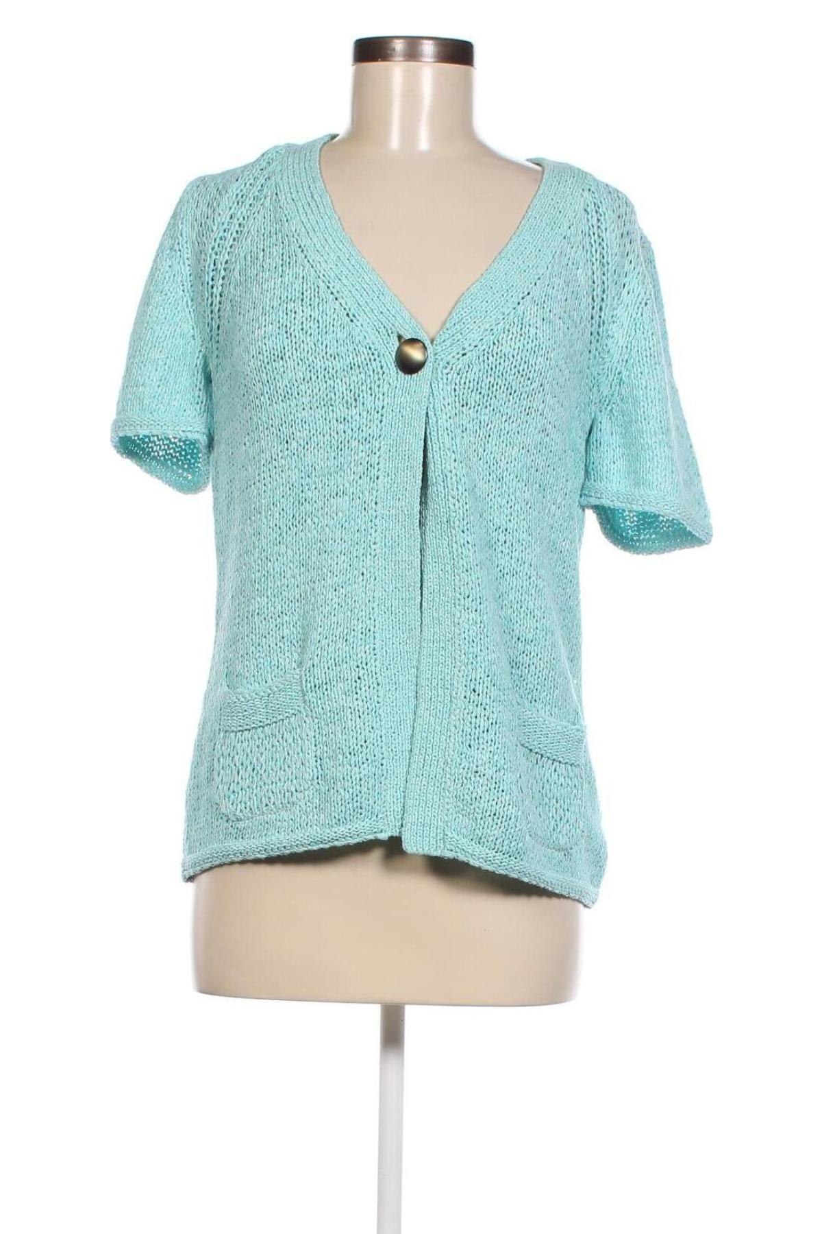 Cardigan de damă Clarina Collection, Mărime M, Culoare Albastru, Preț 95,39 Lei