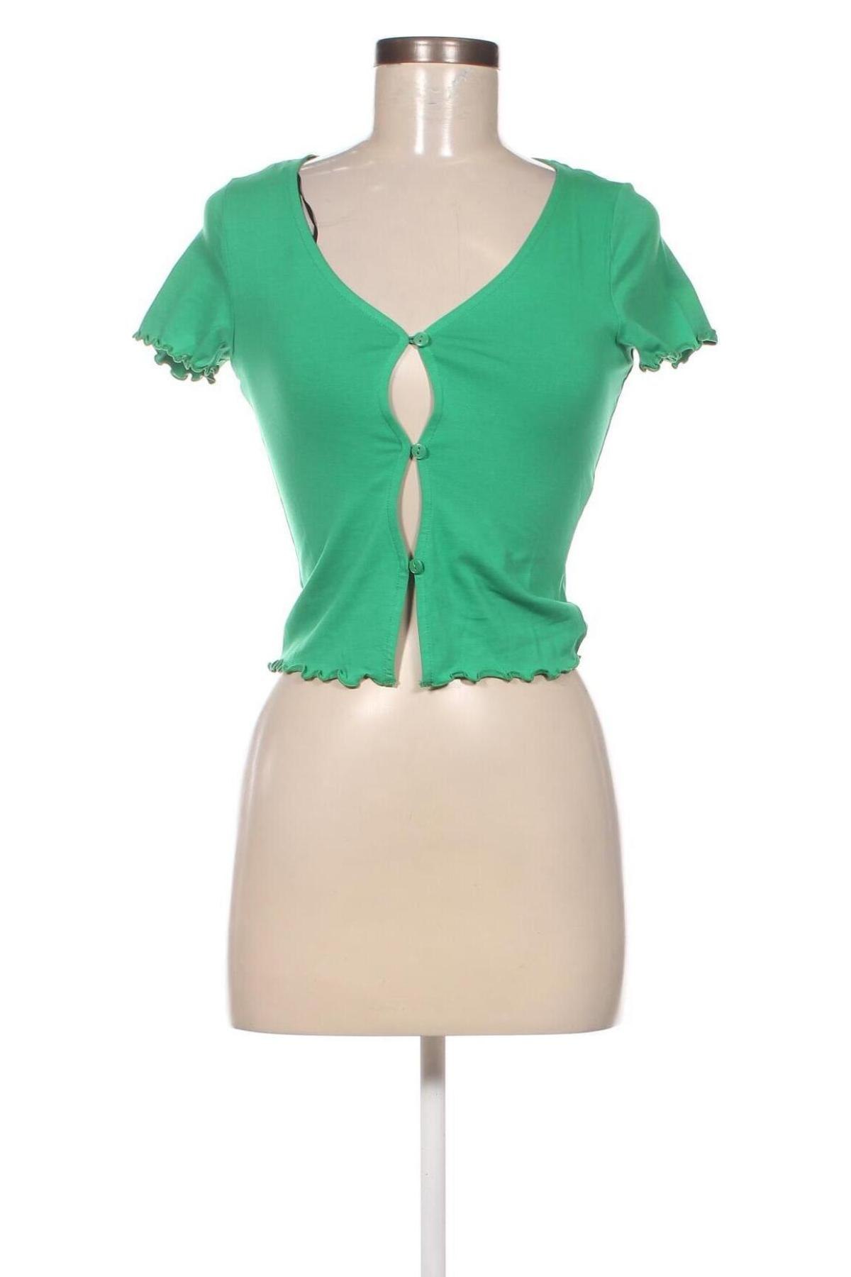 Damen Strickjacke Monki, Größe S, Farbe Grün, Preis 3,28 €