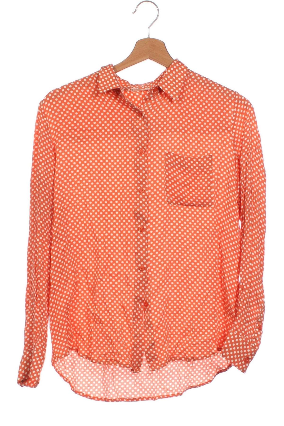 Γυναικείο πουκάμισο American Vintage, Μέγεθος S, Χρώμα Πορτοκαλί, Τιμή 14,82 €