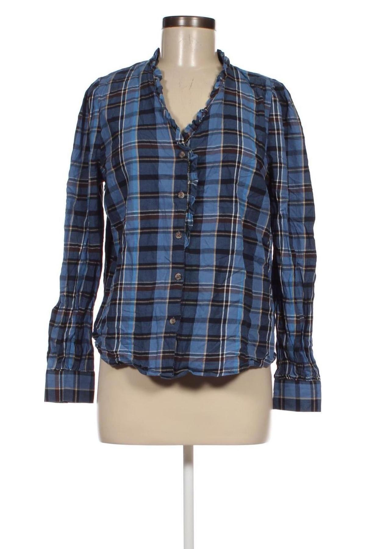 Γυναικείο πουκάμισο B.You, Μέγεθος M, Χρώμα Μπλέ, Τιμή 2,32 €