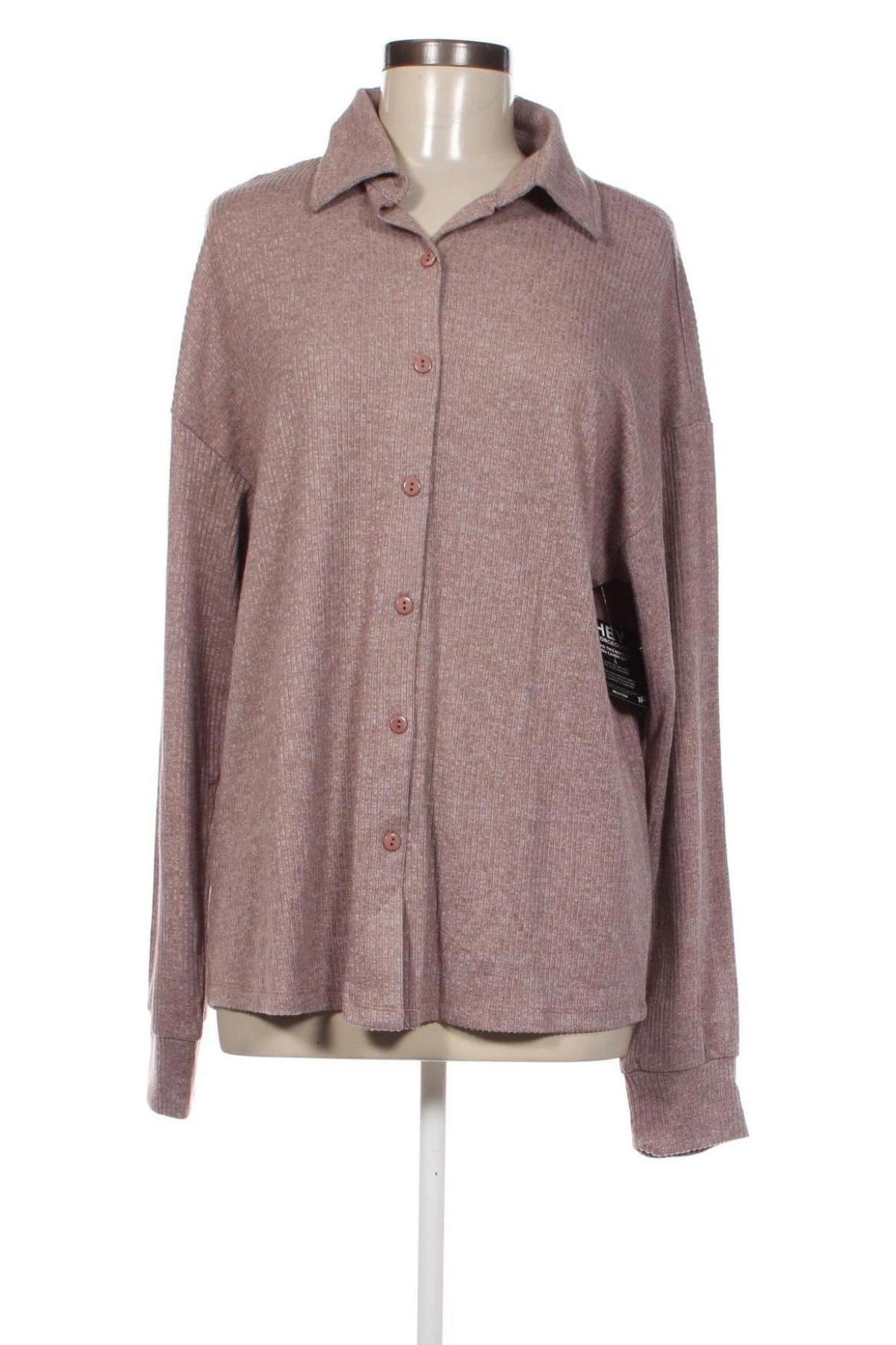 Dámská košile  Nly Trend, Velikost M, Barva Popelavě růžová, Cena  168,00 Kč
