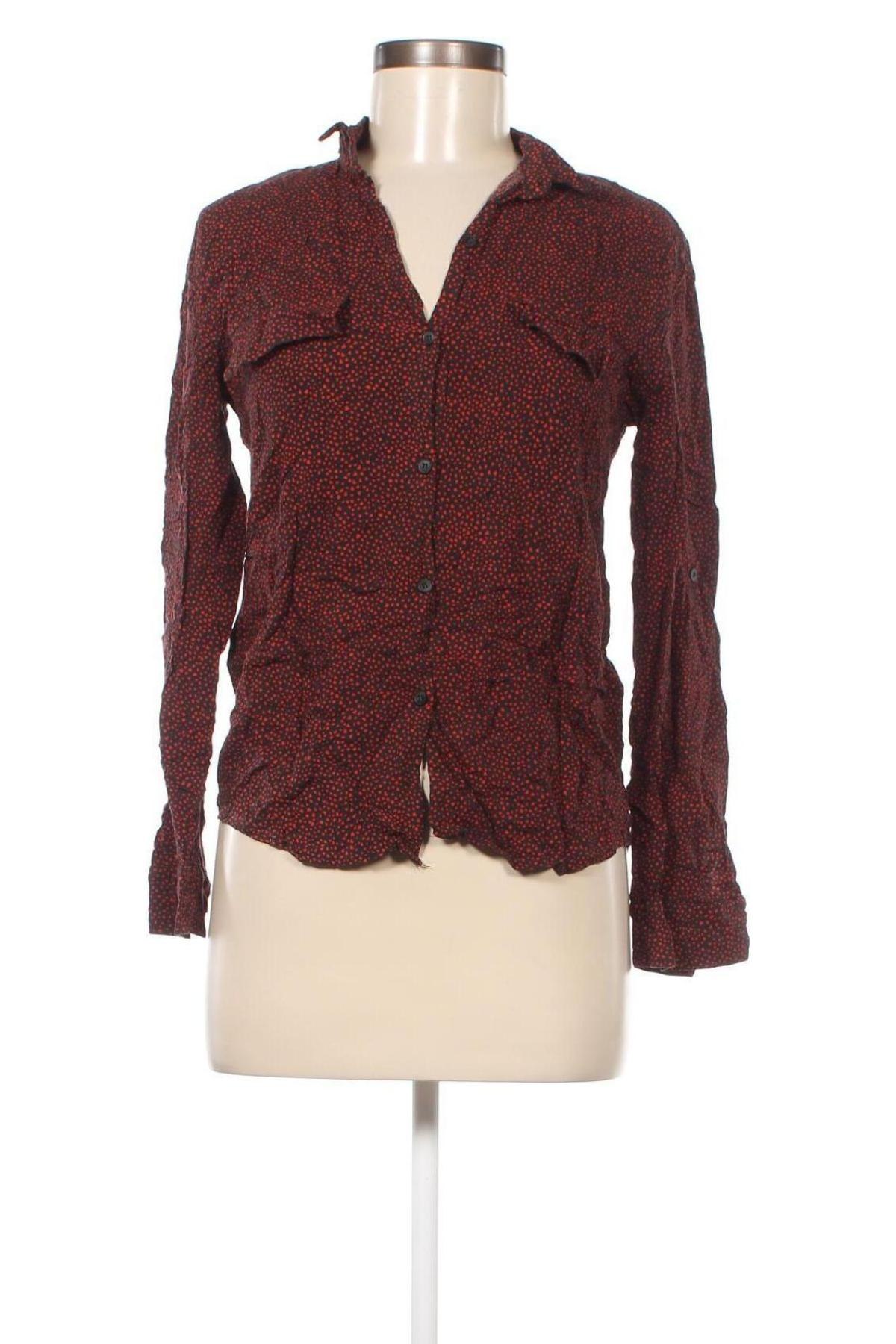 Γυναικείο πουκάμισο Pull&Bear, Μέγεθος M, Χρώμα Πολύχρωμο, Τιμή 2,16 €