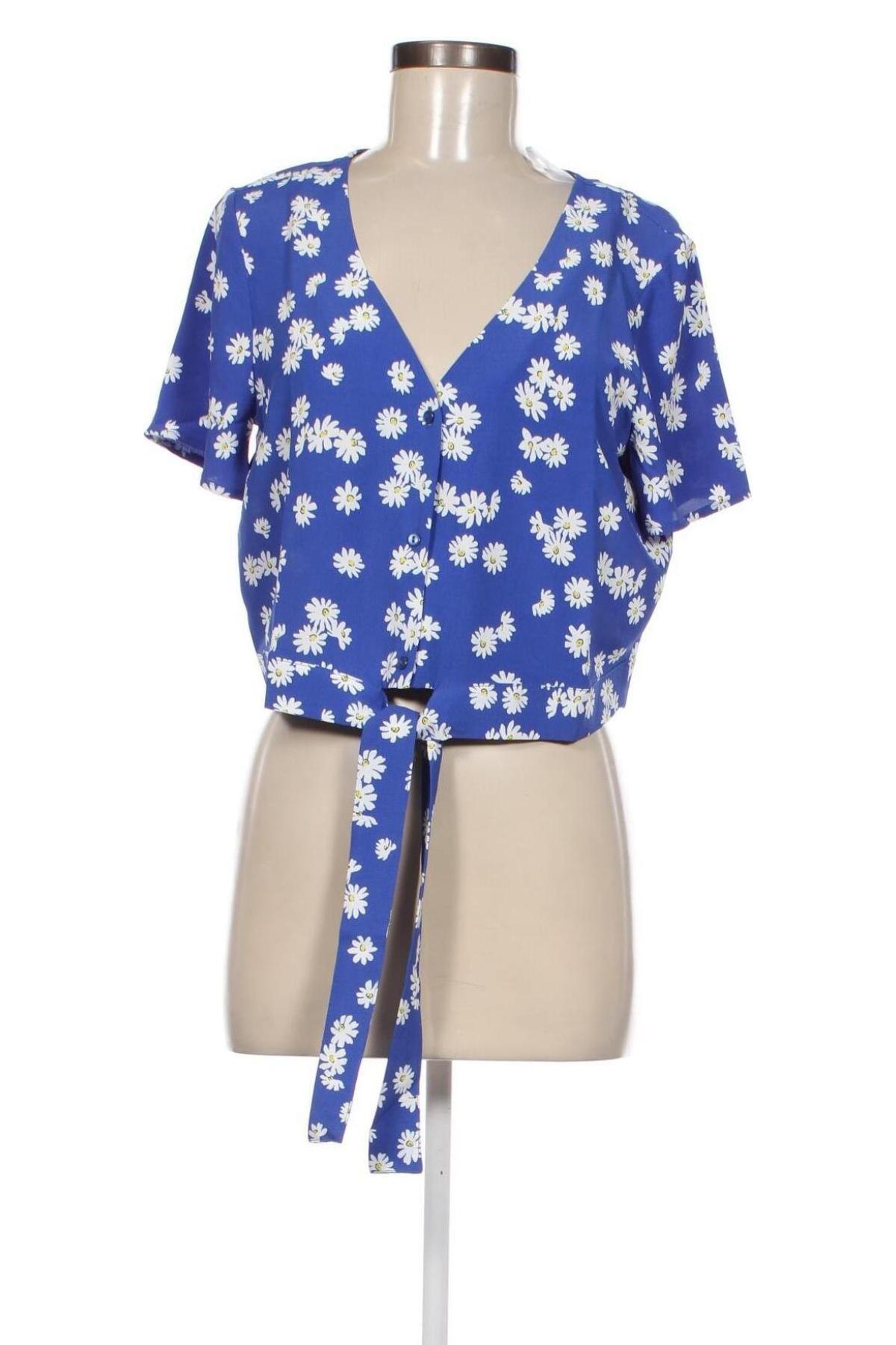 Γυναικείο πουκάμισο Vero Moda, Μέγεθος M, Χρώμα Μπλέ, Τιμή 20,62 €