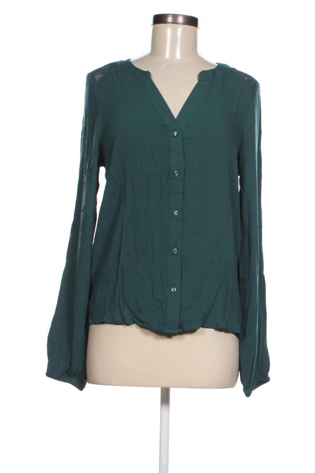 Γυναικείο πουκάμισο Vero Moda, Μέγεθος XS, Χρώμα Πράσινο, Τιμή 4,95 €