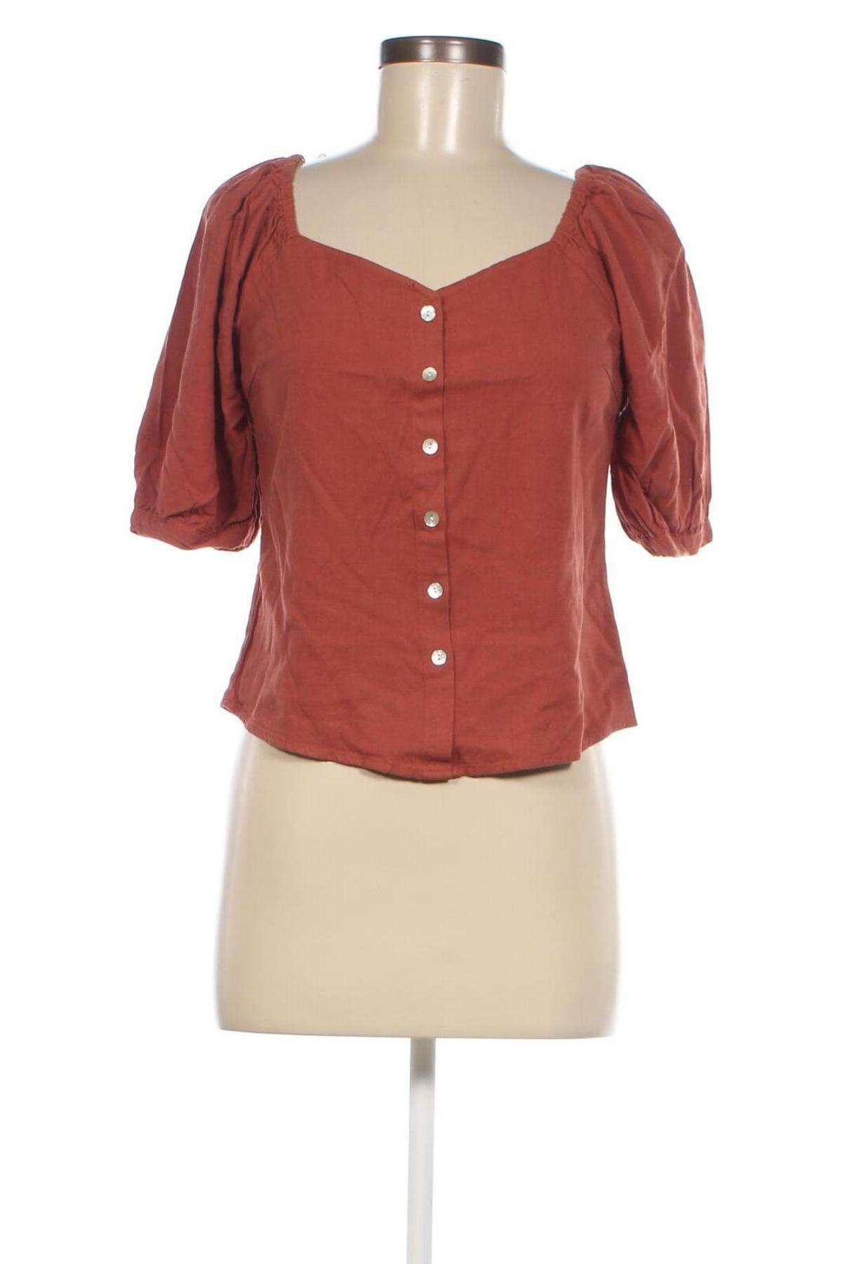 Γυναικείο πουκάμισο Vero Moda, Μέγεθος XS, Χρώμα Κόκκινο, Τιμή 20,62 €