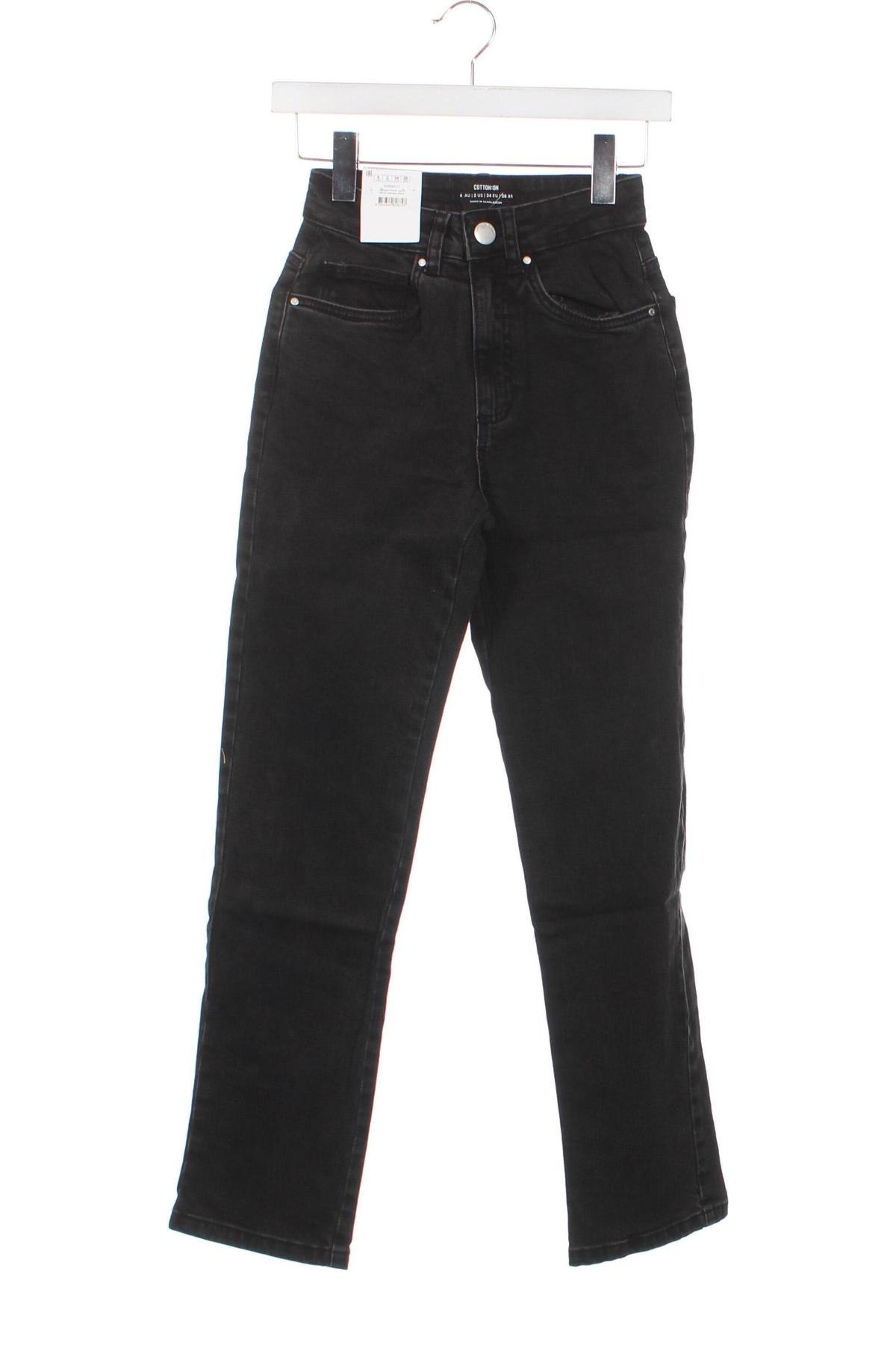 Γυναικείο Τζίν Cotton On, Μέγεθος XS, Χρώμα Μαύρο, Τιμή 23,71 €
