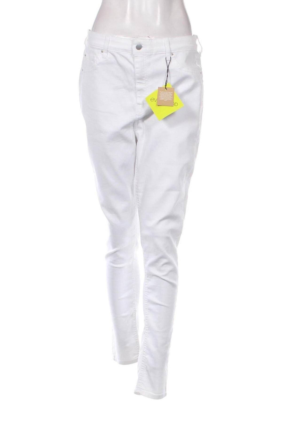 Γυναικείο Τζίν Even&Odd, Μέγεθος XL, Χρώμα Λευκό, Τιμή 23,71 €