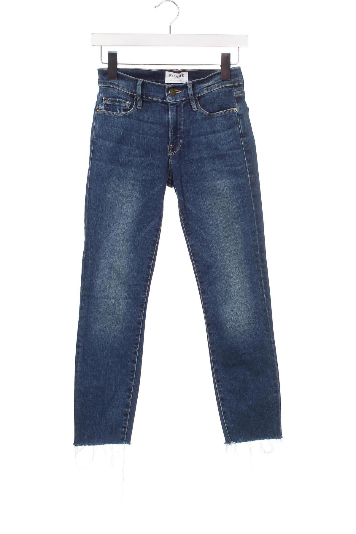 Damskie jeansy Frame, Rozmiar XS, Kolor Niebieski, Cena 313,46 zł